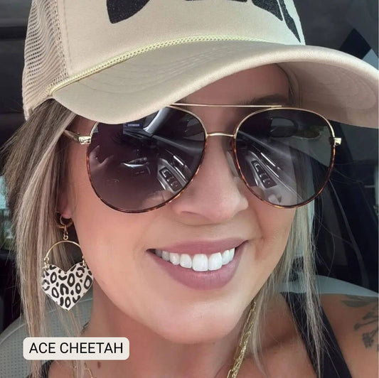 ACE-Unisex Aviator Polarized Sunglasses