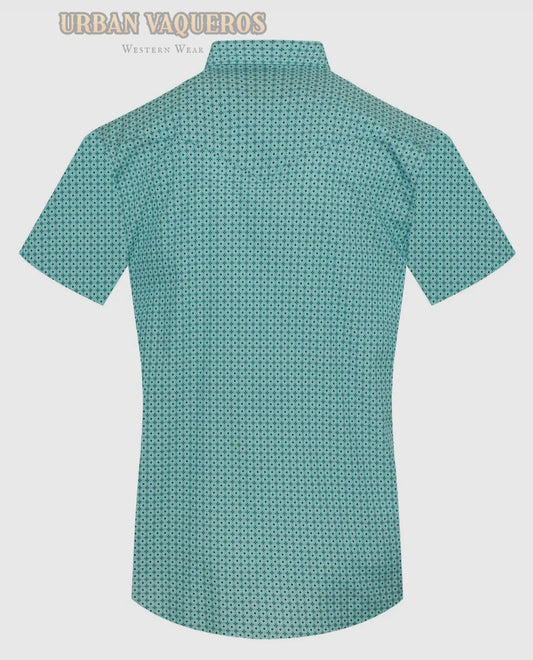 Men's Short Sleeve Pearl Snaps Western Shirt