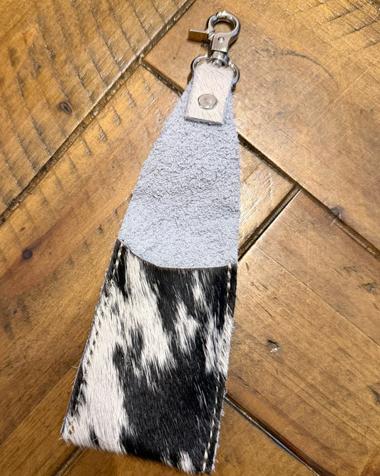 Cowhide Chapstick/ Lip-gloss Case Holder