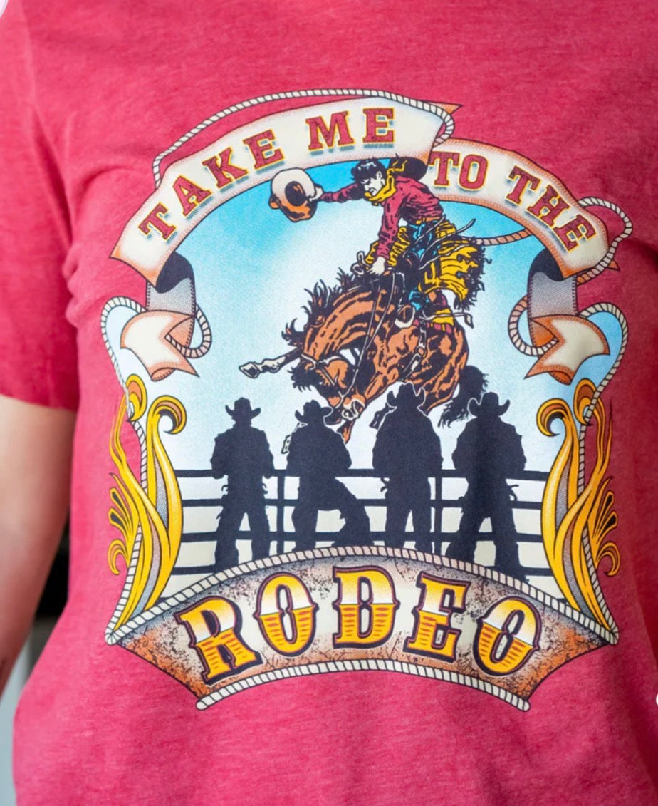 Take Me To The Rodeo-Western Tee