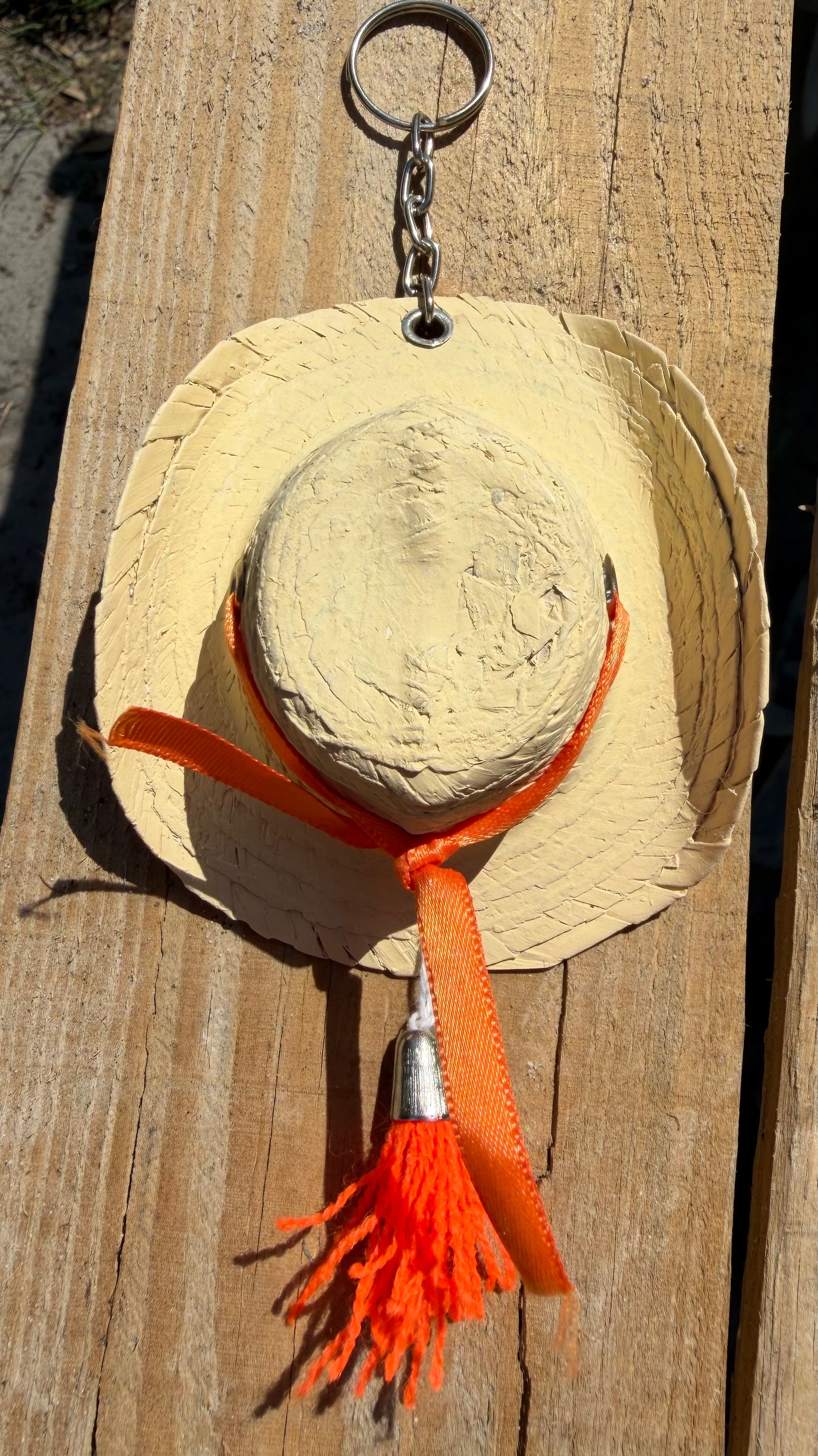 3.94” Sombrero Calentano Tierra Caliente Llavero-Mexican Hat Keychain