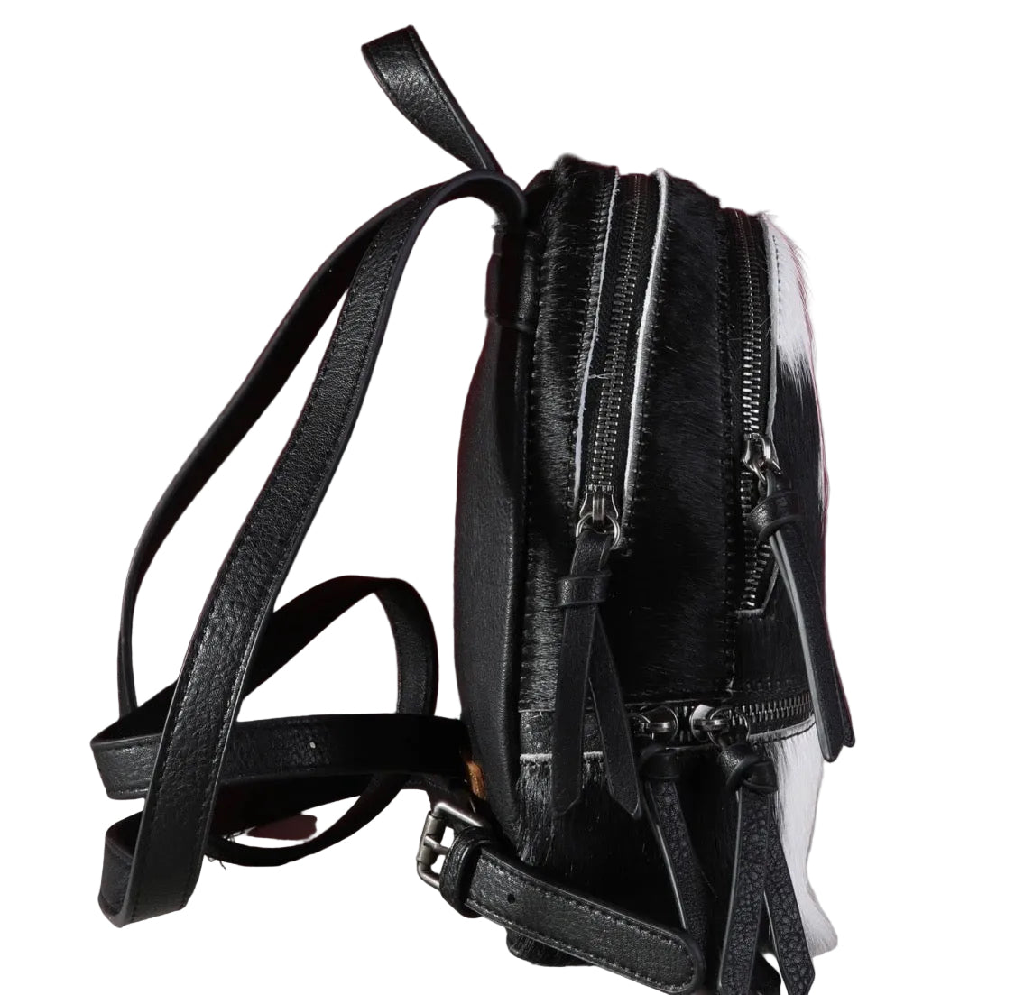 Hair-On Cowhide Mini Backpack