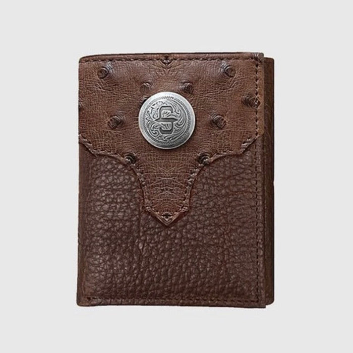 STETSON HAZELNUT BINSON TRIFOLD WALLET