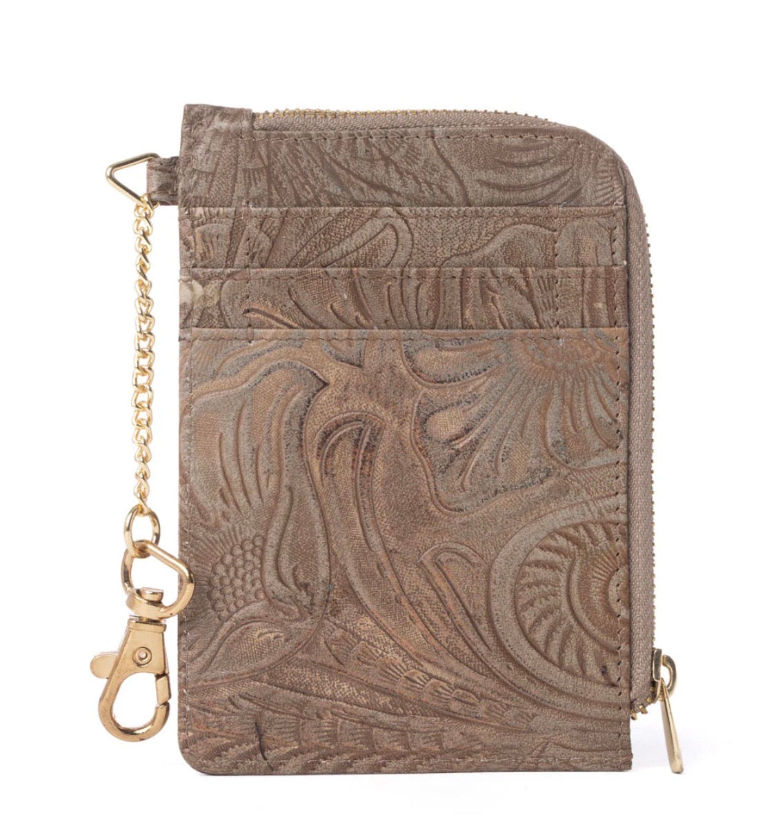 Summer Grove Embossed Leather Credit Card Holder Variant Collection