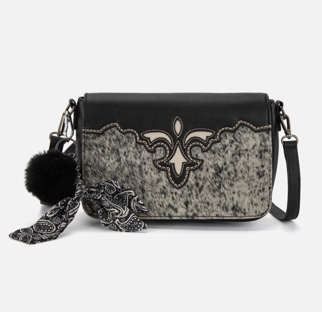 Genuine Cowhide Crossbody by Trinity Ranch
