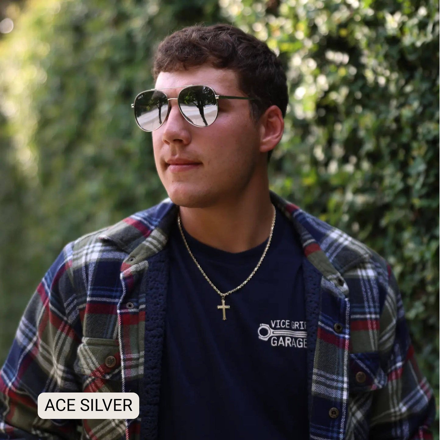 ACE SILVER-Unisex Aviator Polarized