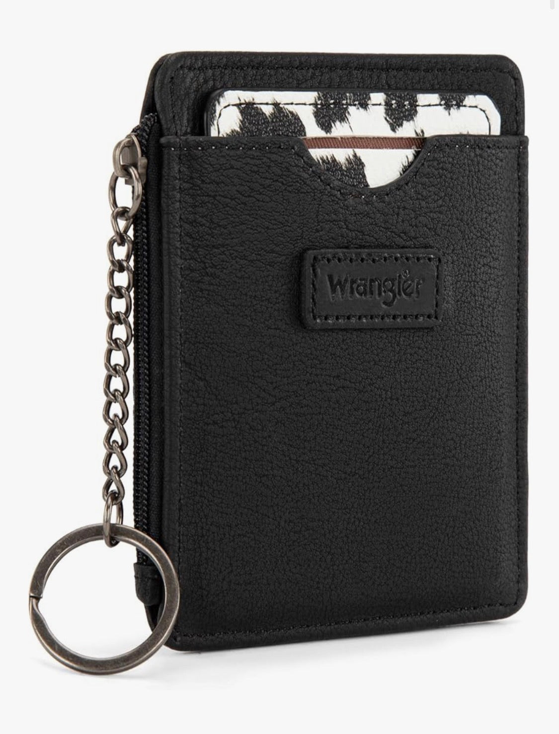 Wrangler Small Card Case Wallet Keychain/Detachable Card Holder