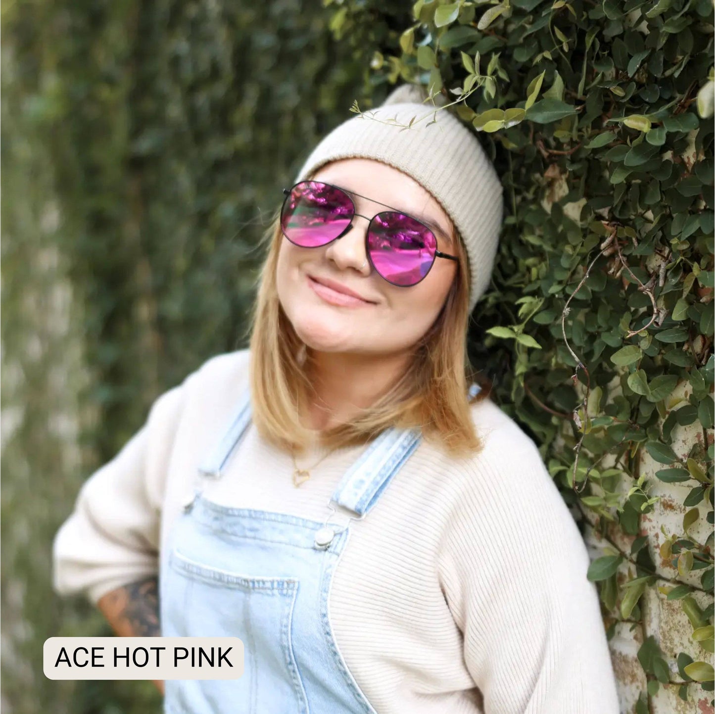 ACE-Unisex Aviator Polarized Sunglasses