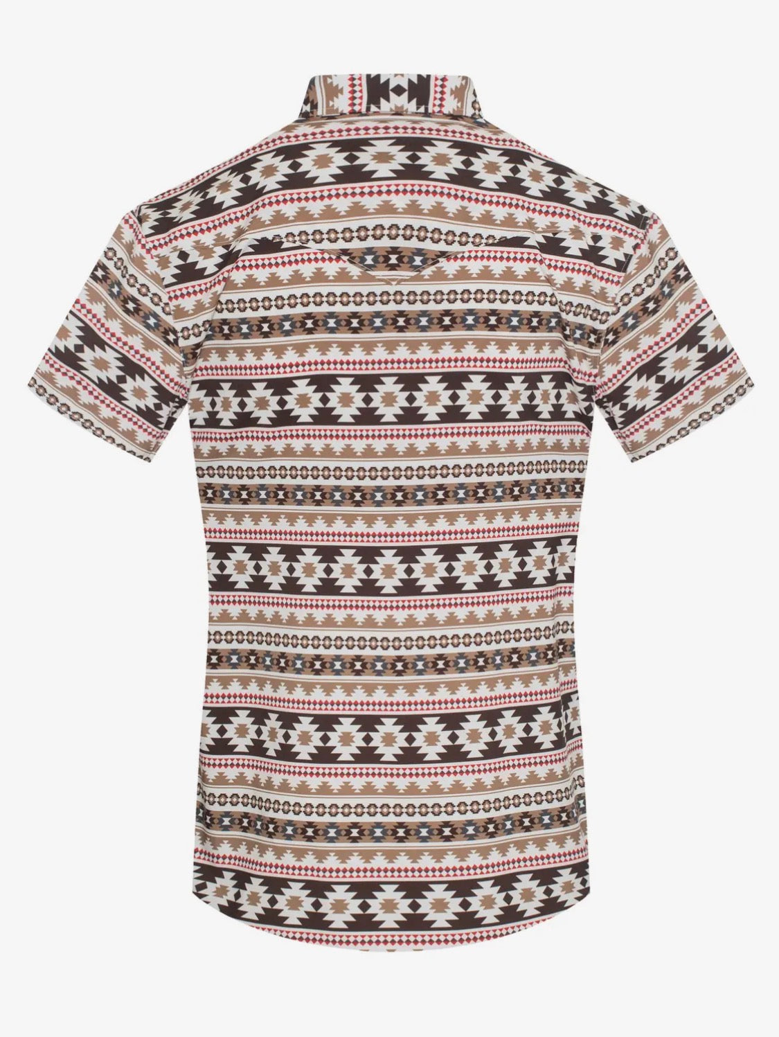 Men's Western Aztec Short Sleeve Shirt