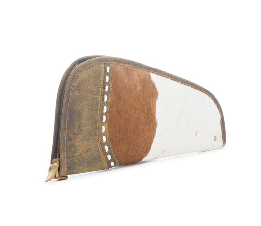 HAIRON COWHIDE DUSTY TRAIL 15" FIREARM PROTECTIVE CASE