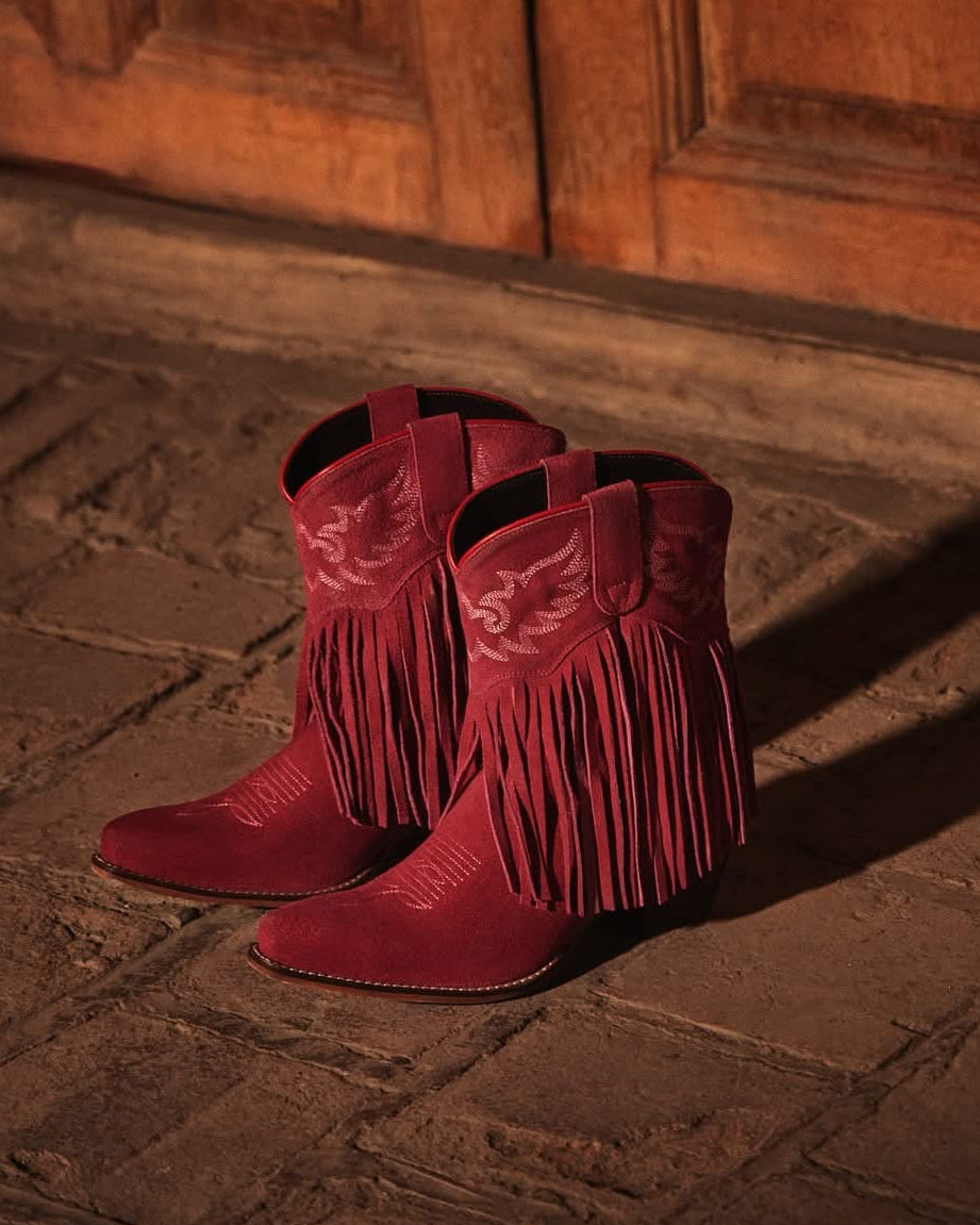 Rodeo Ride Booties-Pink