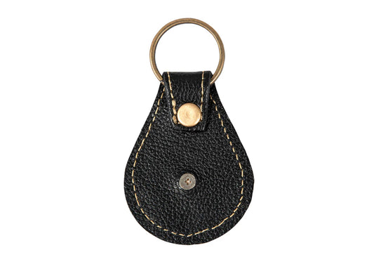 Concho Leather Keychain Fob