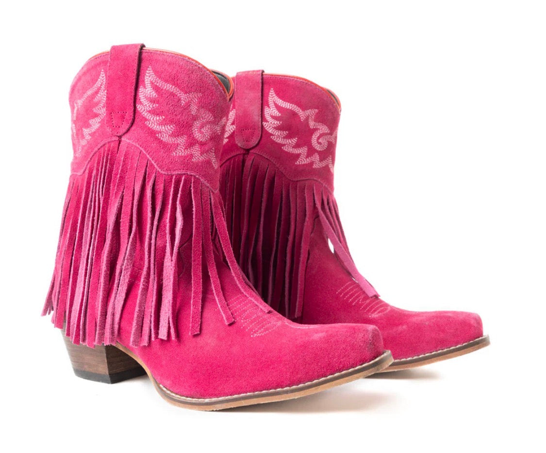 Rodeo Ride Booties-Pink