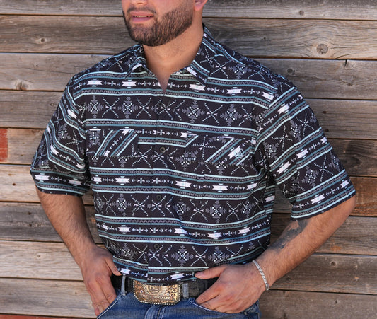 Men's Cool Tech Short Sleeve Button Up