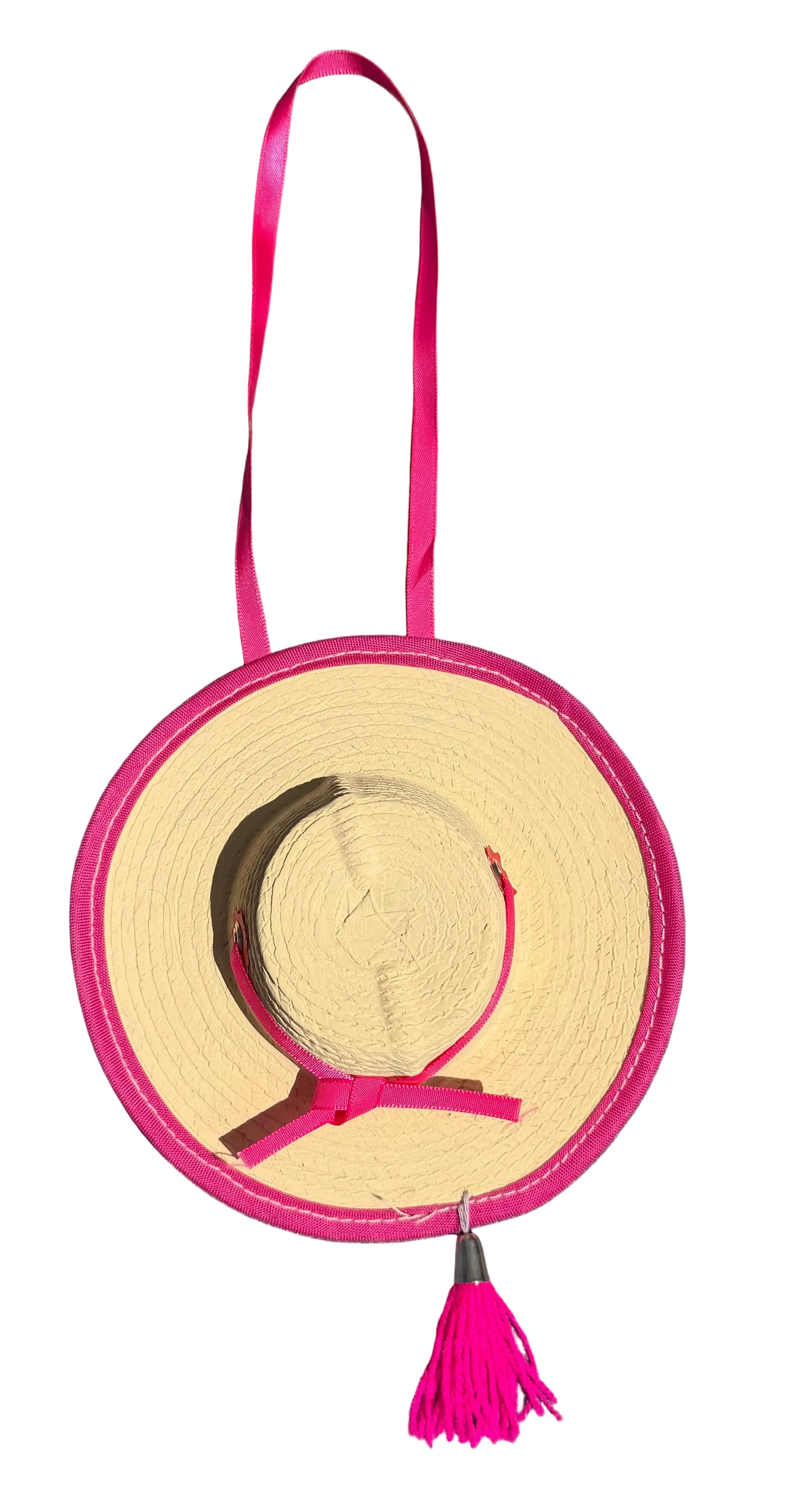 Sombrero Calentano Tierra Caliente de Carro-Mexican Hat for your Automobile-Hot Pink