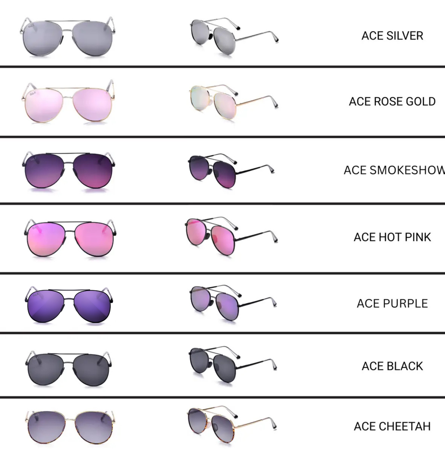 ACE-Unisex Aviator Polarized Sunglasses