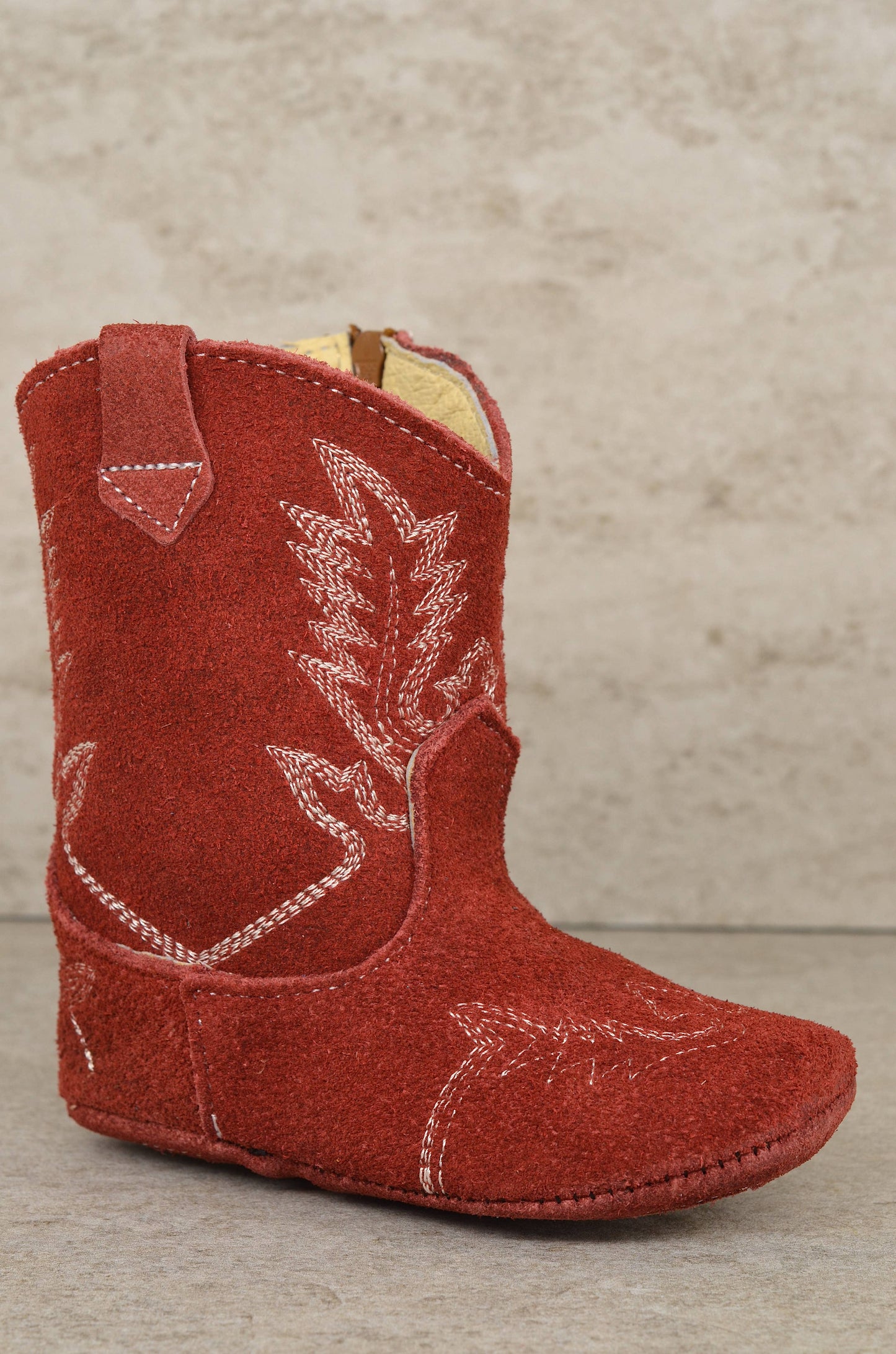 INFANT SOFT BABY BOOTIES-RED