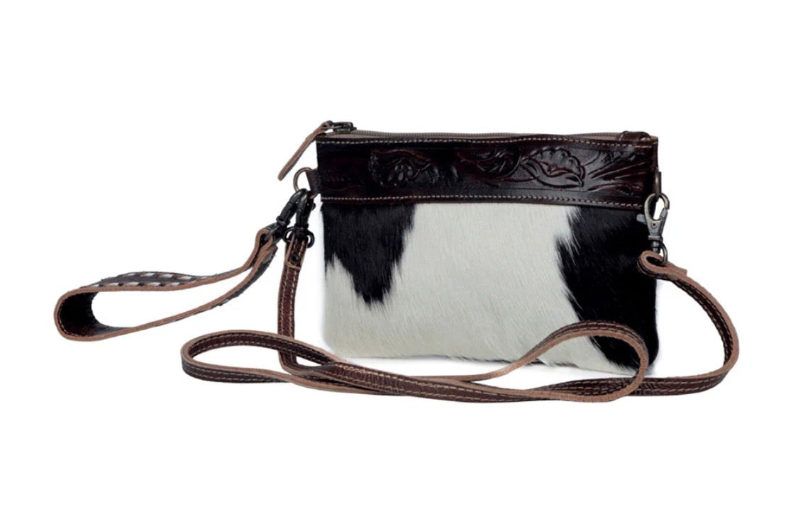 Specked Crossbody Wristlet