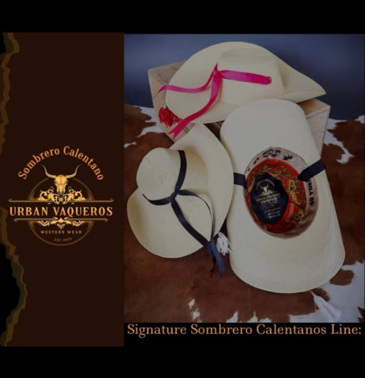 Sombrero Calentano 40 Vueltas de Astilla Hecho a Mano con Ojllos Estrellas y Campanas de Plata Fina-Unisex Urban Vaqueros Exclusive Edition