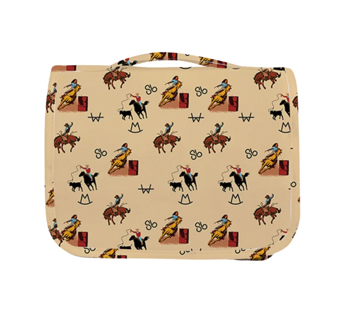 Vintage Cowboy Cosmetic/Shower Bag Organizer