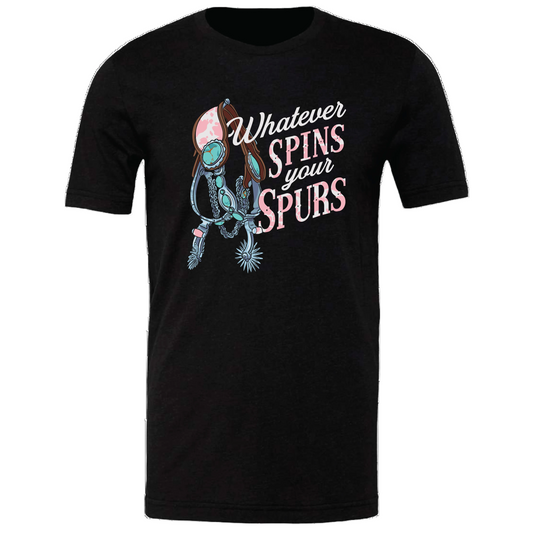 Spin Your Spurs Western Tee