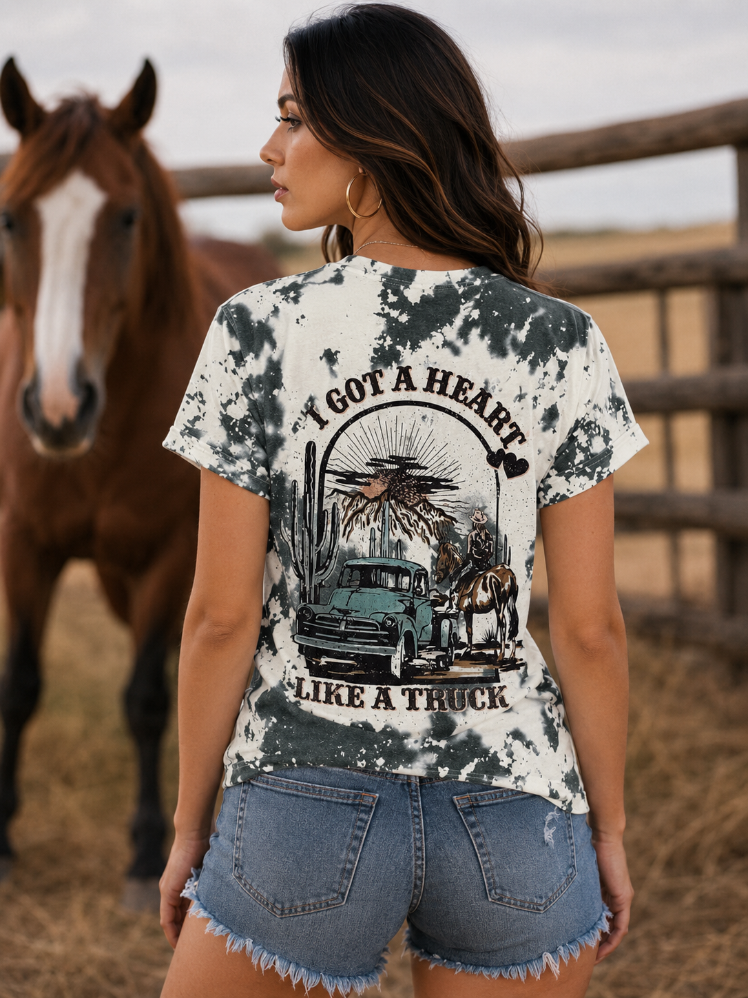 I A Heart Like A Truck Tee