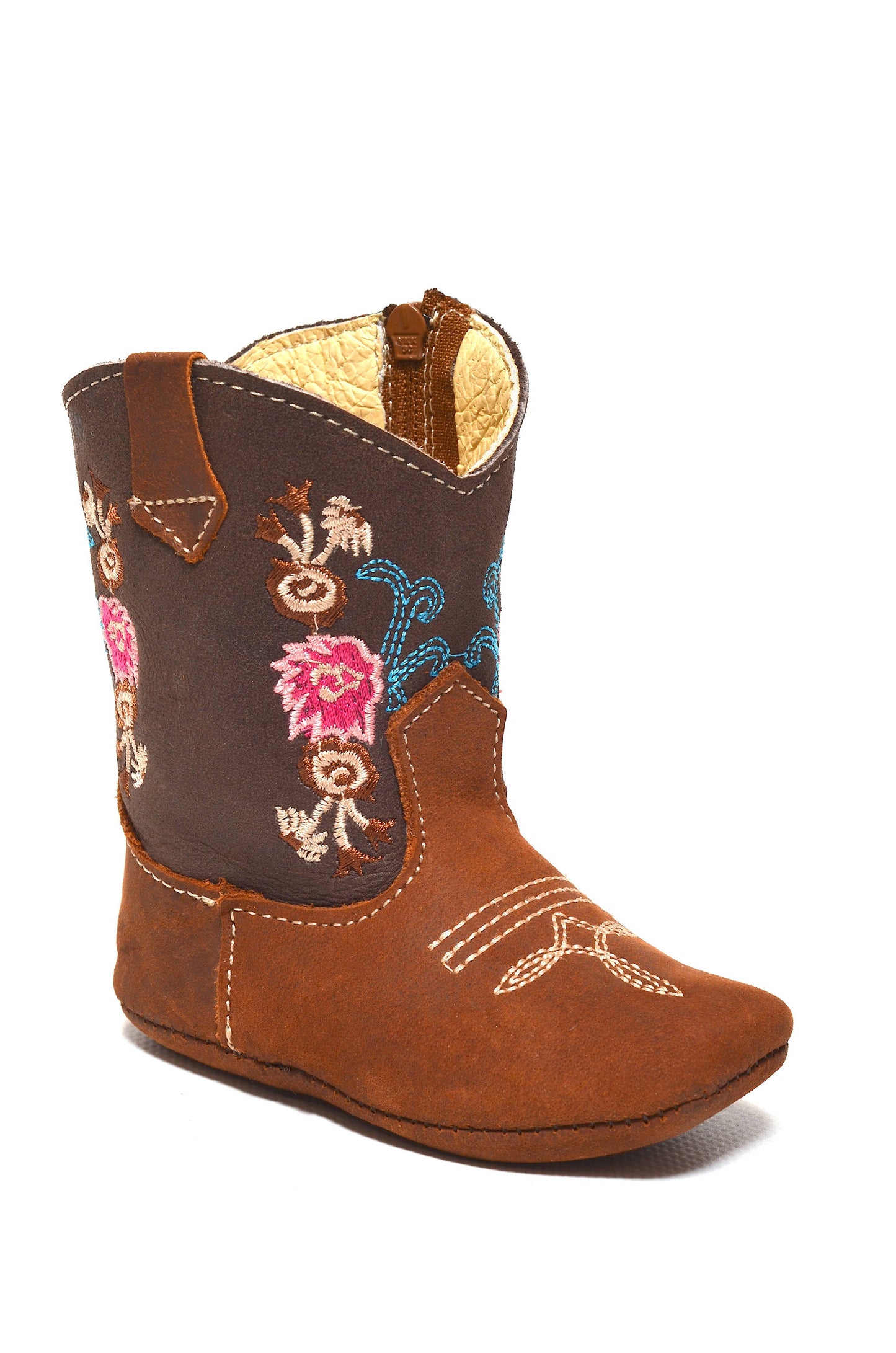 INFANT SOFT BABY BOOTS-TAN