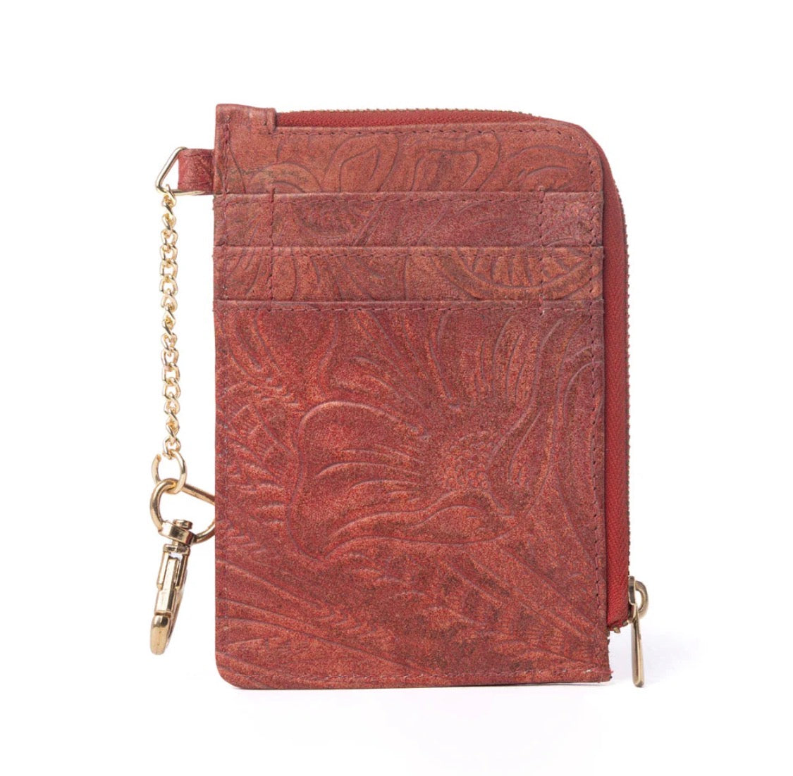 Summer Grove Embossed Leather Credit Card Holder Variant Collection