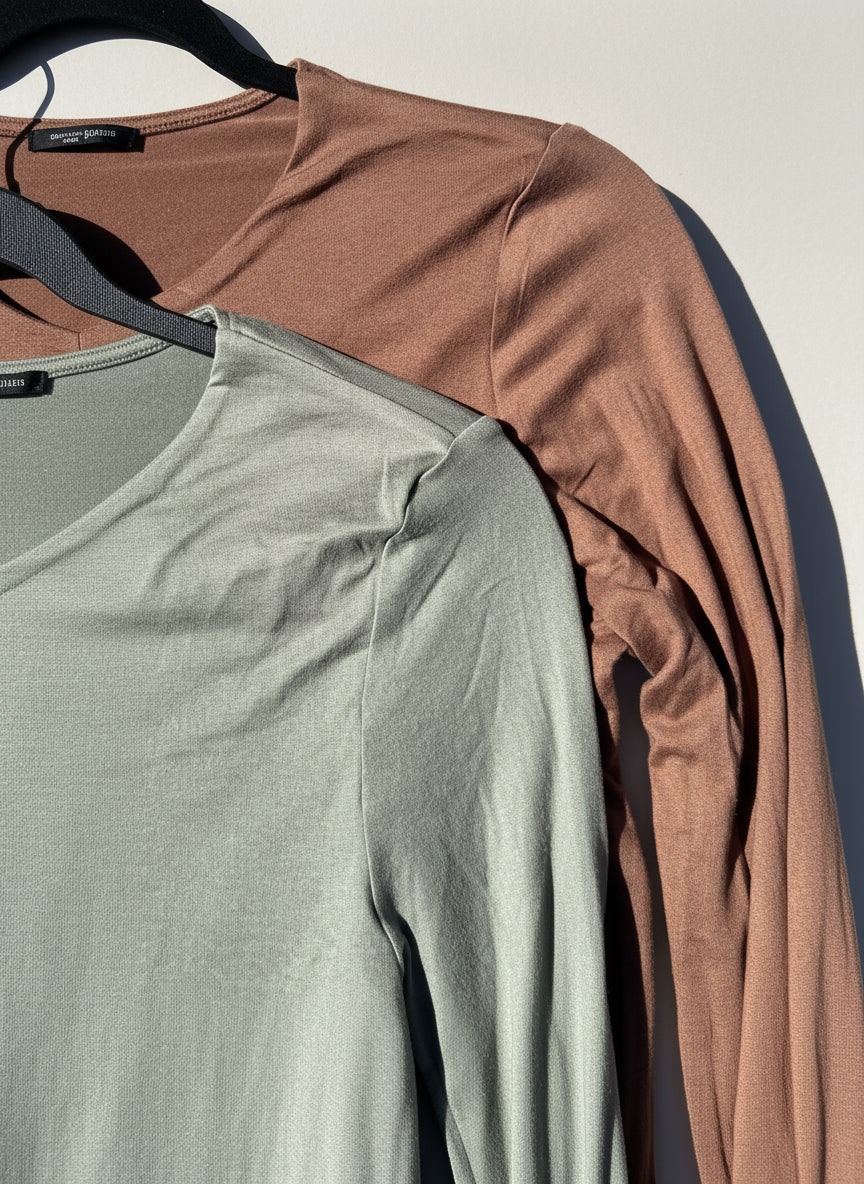 Double Lined Long Sleeve Top