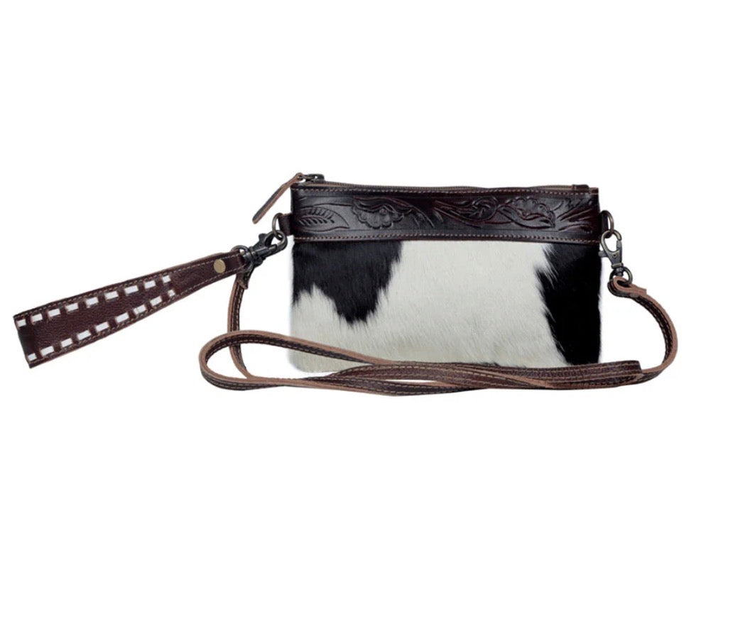 Specked Crossbody Wristlet
