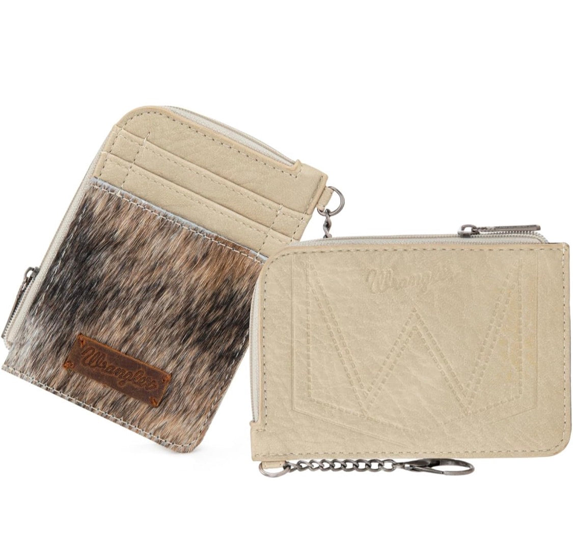 Wrangler Hairon Cardholder Keychain