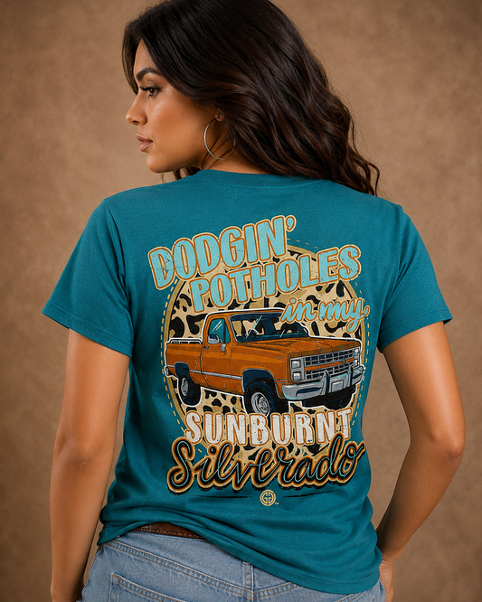 Sunburnt Silverado Western Tee