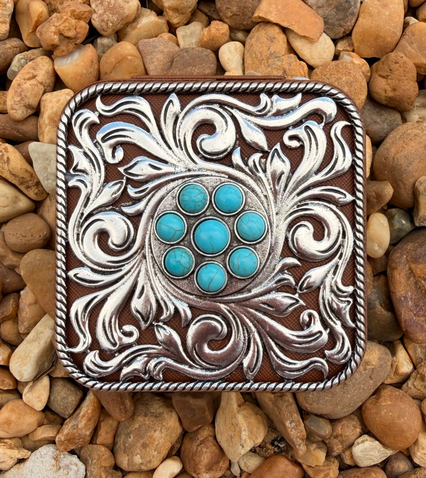 Western Turquoise Jewelry Box