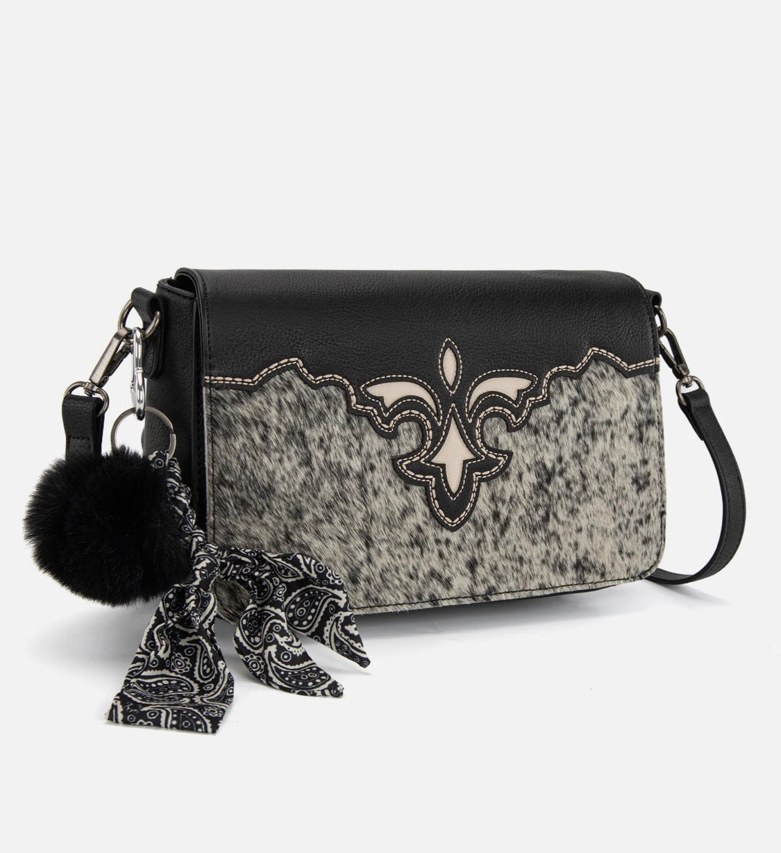 Genuine Cowhide Crossbody by Trinity Ranch