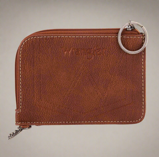 Wrangler Aztec Print Card Holder/ Keychain Wallet
