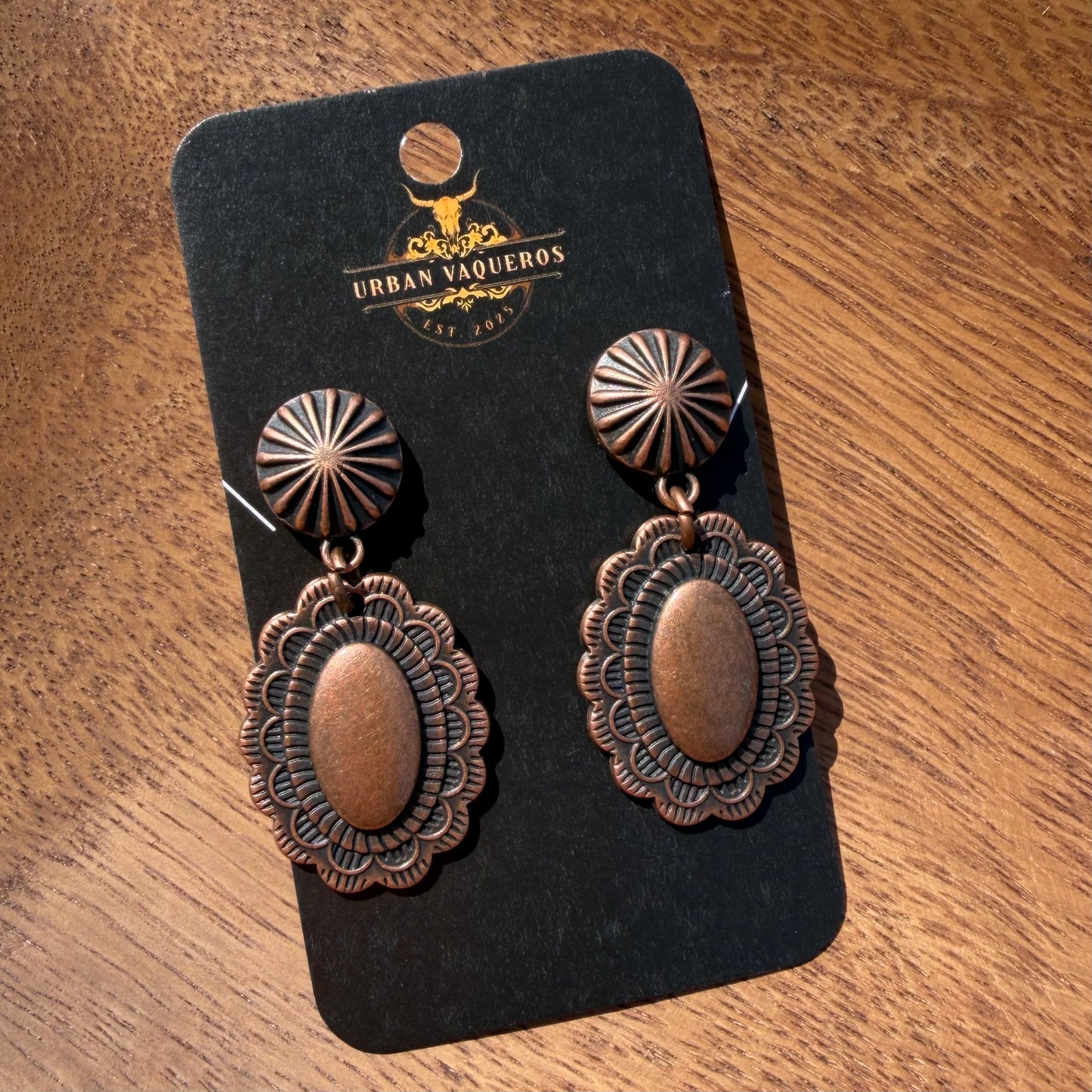 Western Concho Earrings