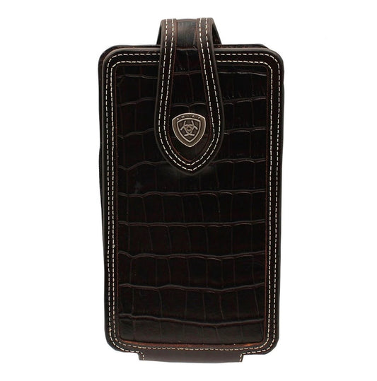 ARIAT CELL PHONE CASE CROC PRINT