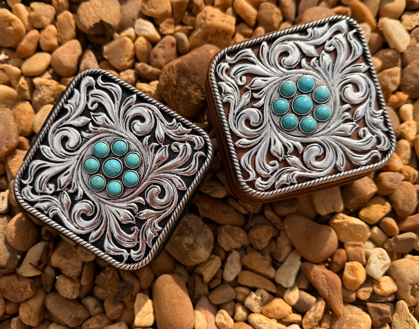 Western Turquoise Jewelry Box