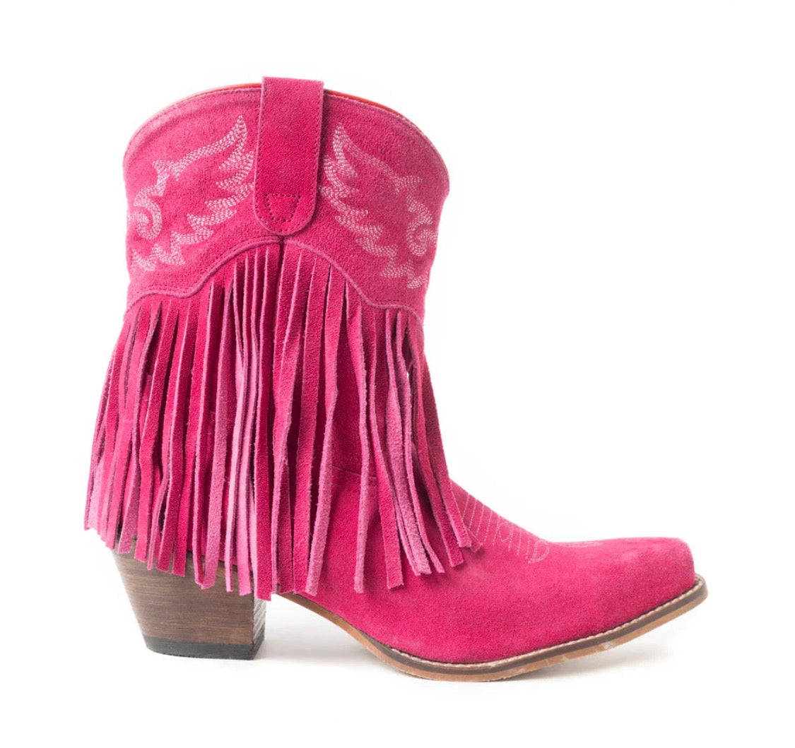 Rodeo Ride Booties-Pink