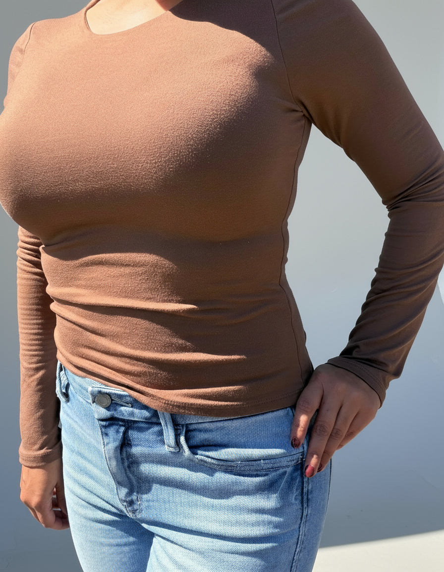 Double Lined Long Sleeve Top