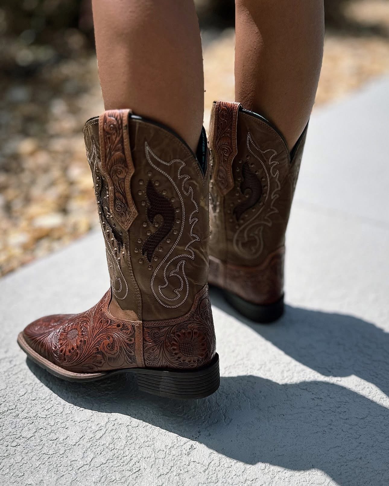 Gianna Hand-Tooled Boots