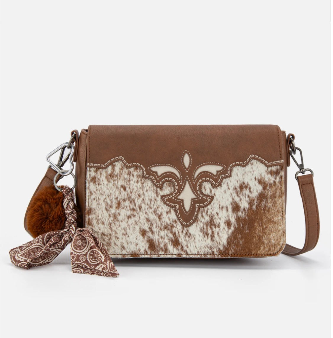 Genuine Cowhide Crossbody by Trinity Ranch