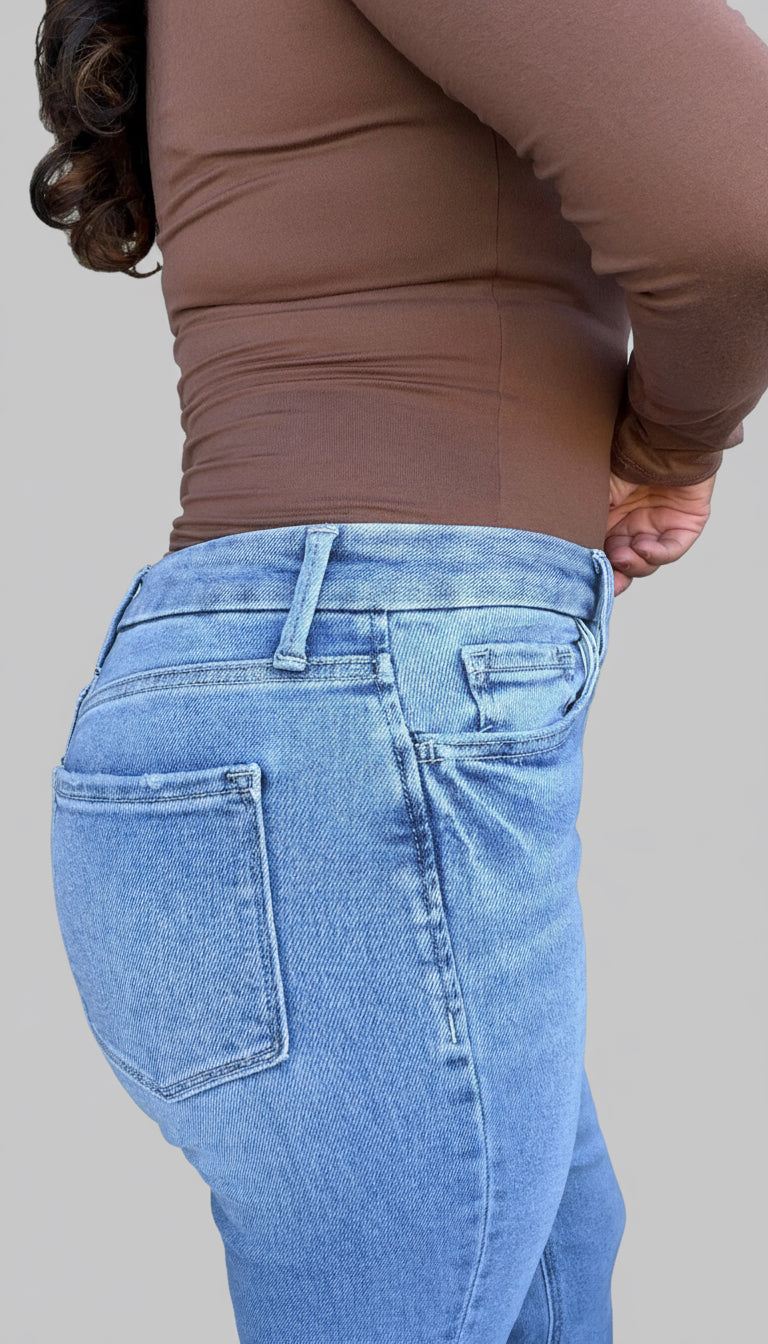 Women's High-Rise Cropped Flare Jeans