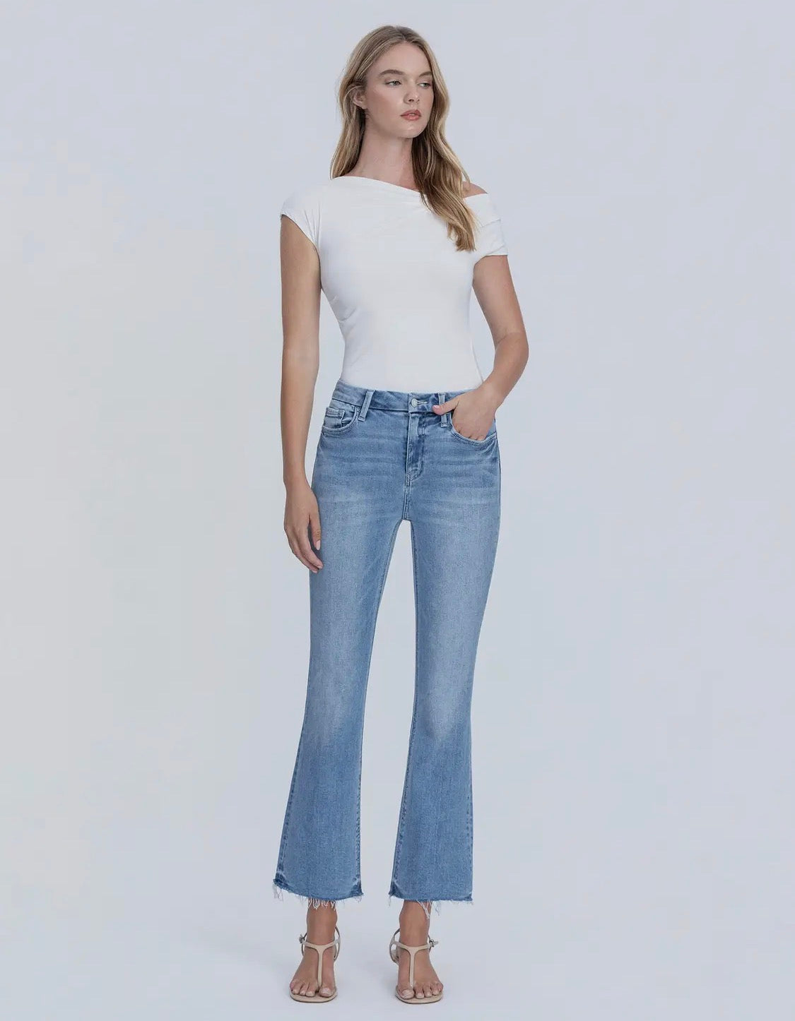 Women's Vervet High Rise Medium Wash Kick
Flare Jeans