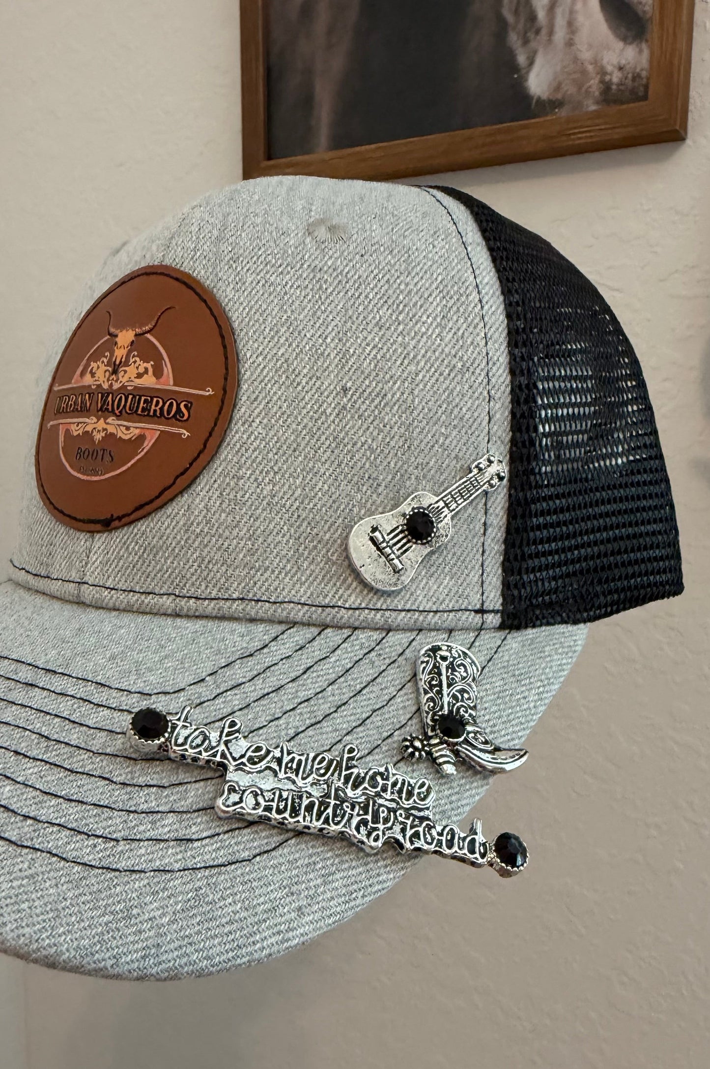 Western Trucker Hat Magnetic Hat Pin Set