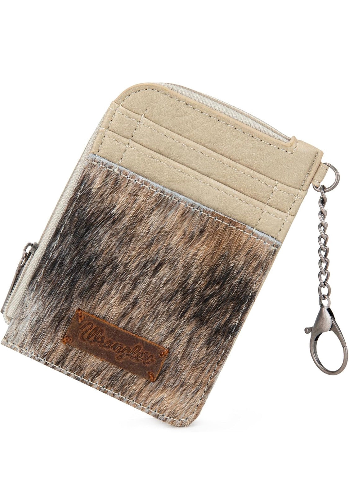 Wrangler Hairon Cardholder Keychain