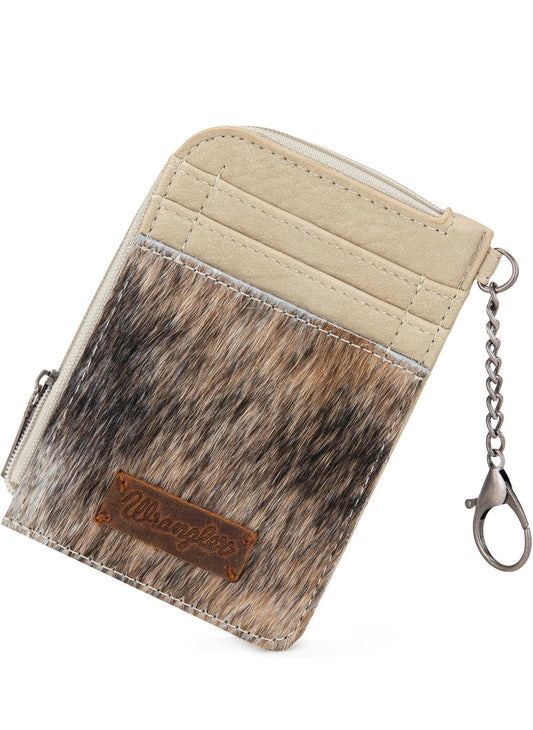 Wrangler Hairon Cardholder Keychain