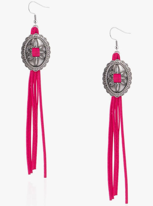 Concho Dangle Earrings