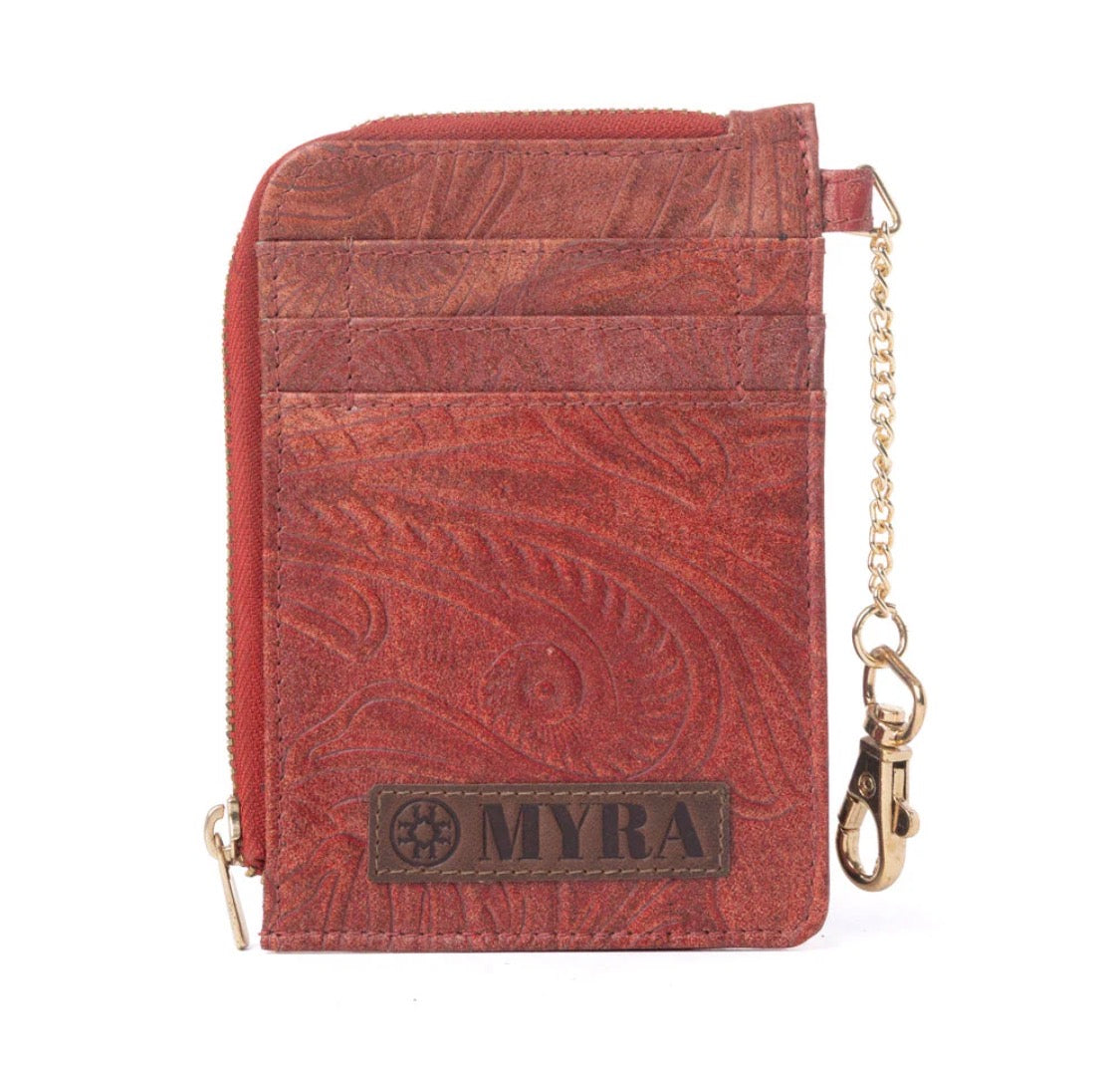 Summer Grove Embossed Leather Credit Card Holder Variant Collection