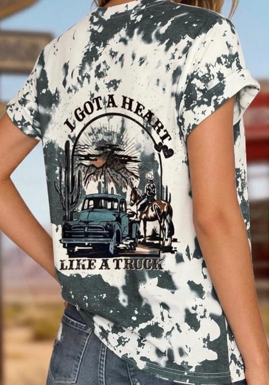 I A Heart Like A Truck Tee